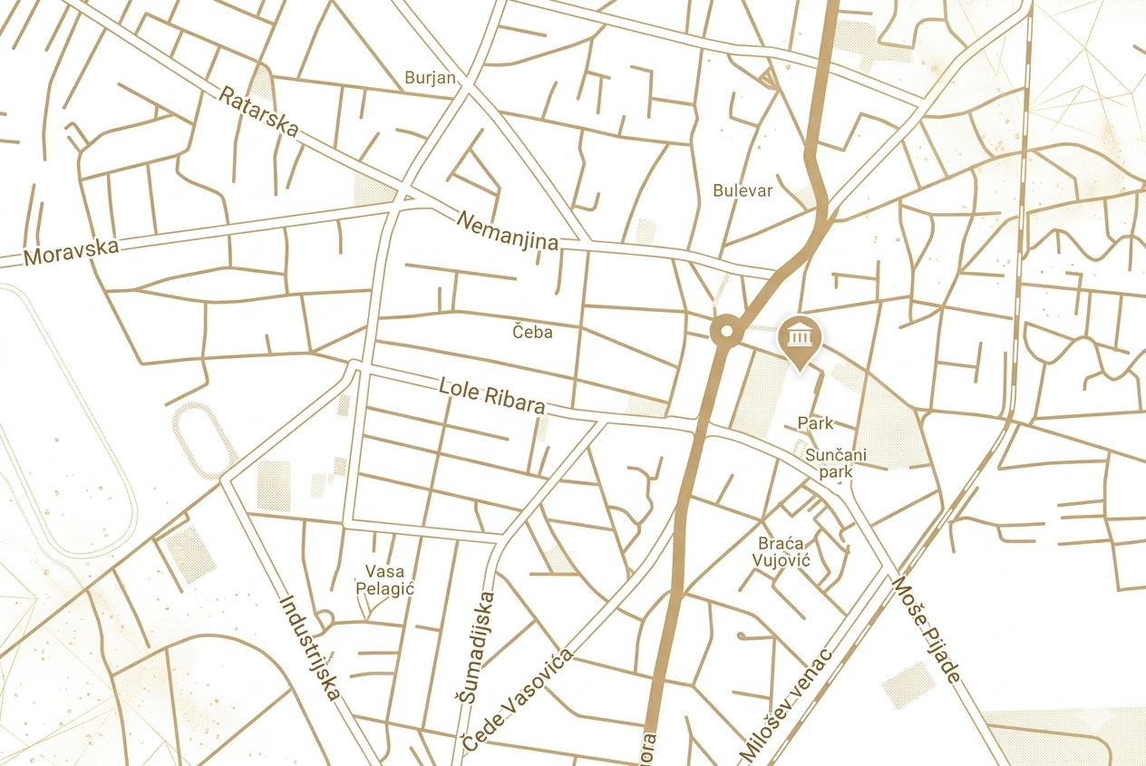 stan u centru Požarevca mapa